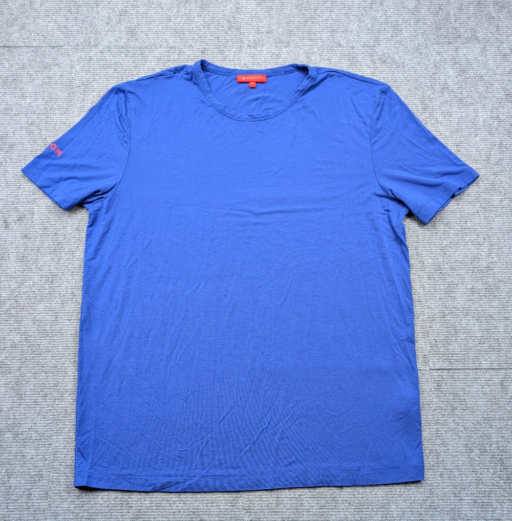 Redvanly Shirt Mens Large Blue Athletic Lightweight Athleisure Workout Peloton